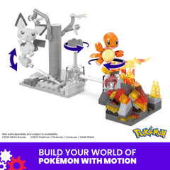 Mega Brands Charmander set supports ages seven and up, fostering creativity.