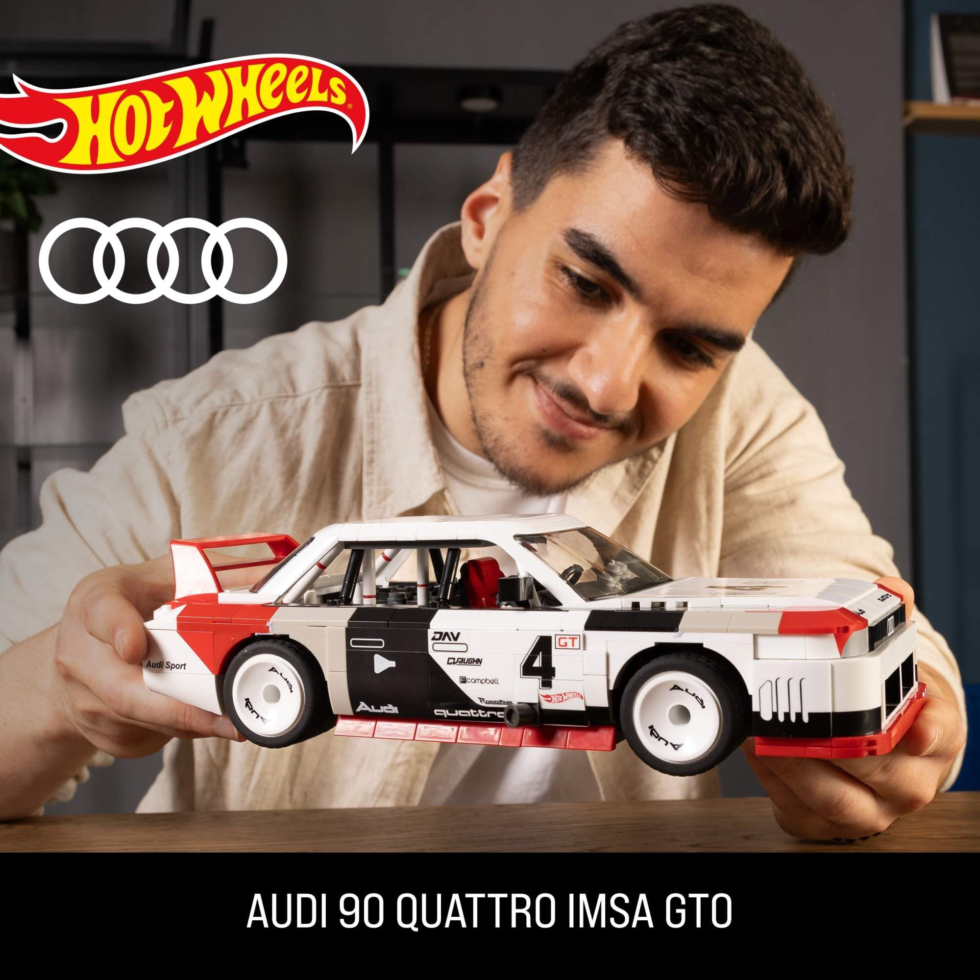 Audi 90 Quattro IMSA GTO with removable roof shows authentic interior details