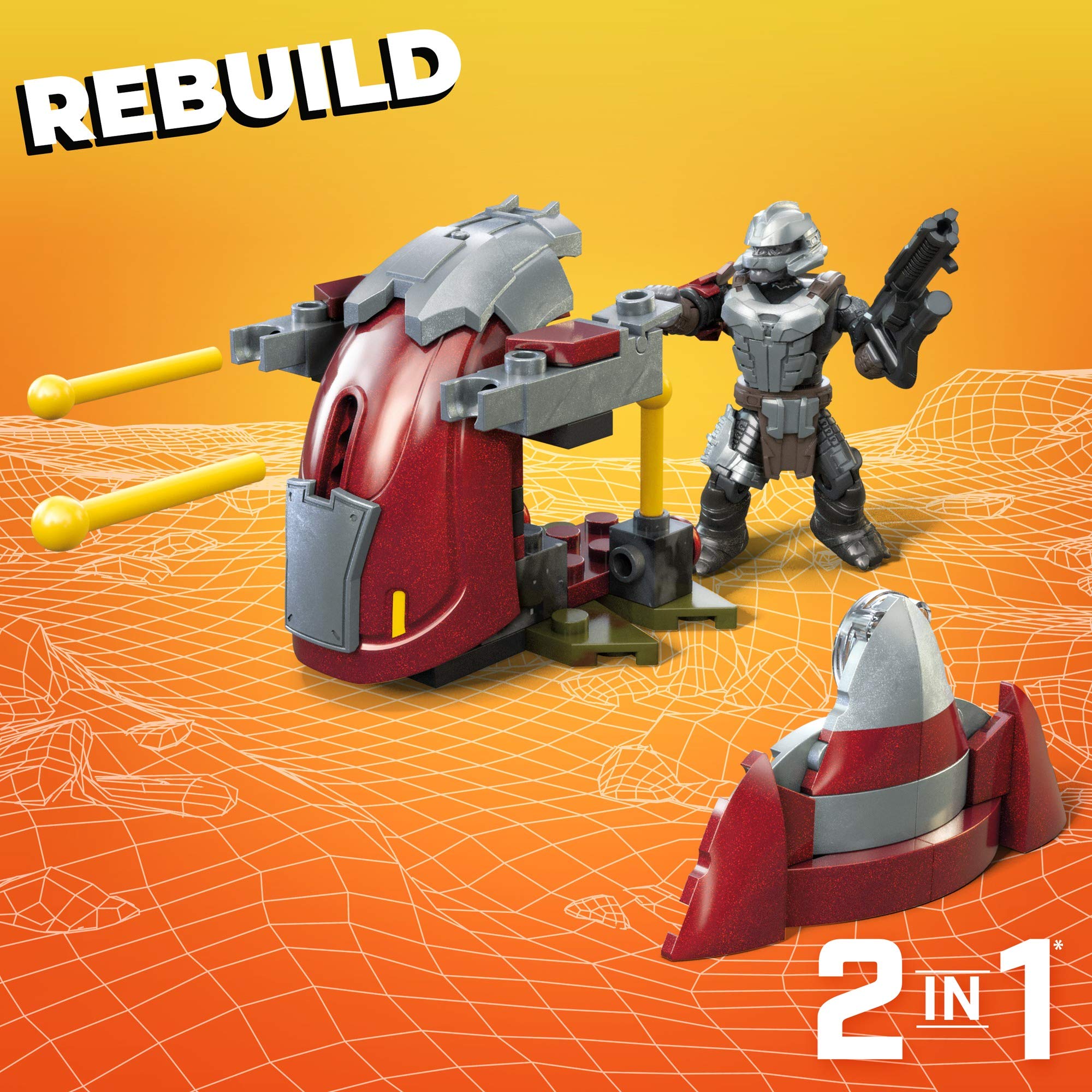 Mega Brands Banished turret with dual plasma cannons for strategic battles