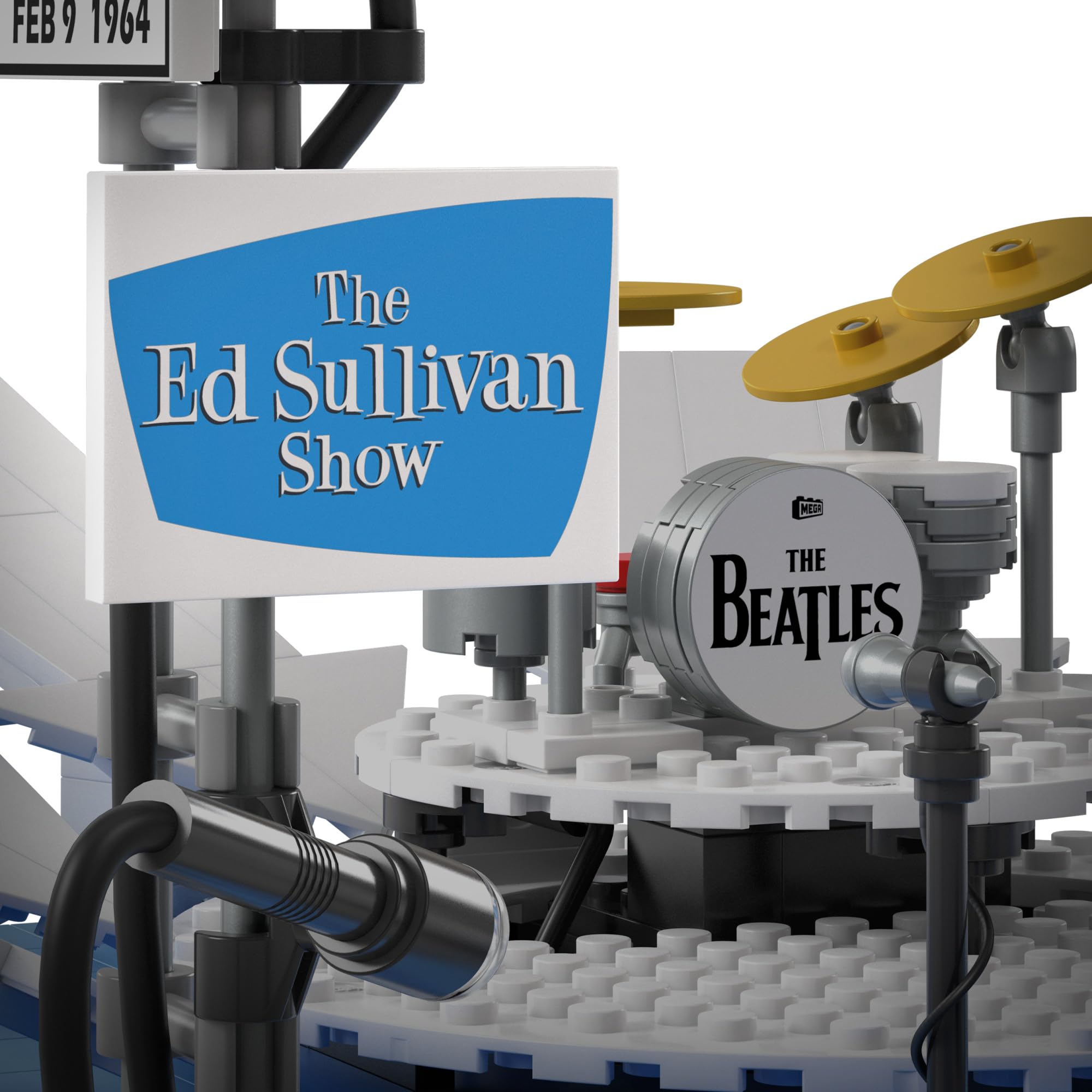 Mega Brands Beatles display-ready collector set offers a challenging showcase.