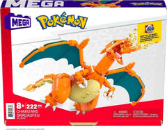 Mega Brands Charizard heavy-ball-pin included for stable action and posing
