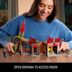 Mega Brands Dogmeat companion figure with removable scarf enhances play and display.