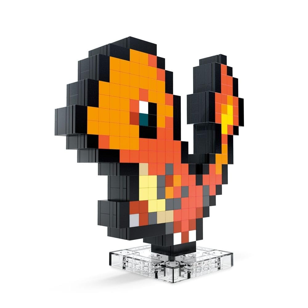 Mega Brands Glumanda 6-inch tall figure with retro bricks