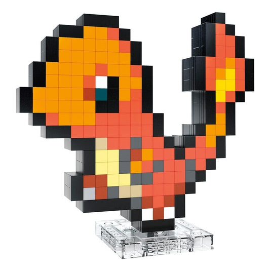 Mega Brands Glumanda pixel-art base for tabletop display