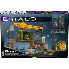 Mega Brands Halo Infinite Floodgate play scenario for dynamic displays