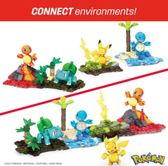 Mega Brands Kanto environment stands connect figures into themed scenes and configurations