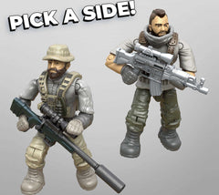 Mega Construx Call of Duty Air Drop Jason Hudson figure with interchangeable gear