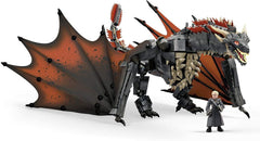 Mega Construx Drogon measures 20 inches for epic display.