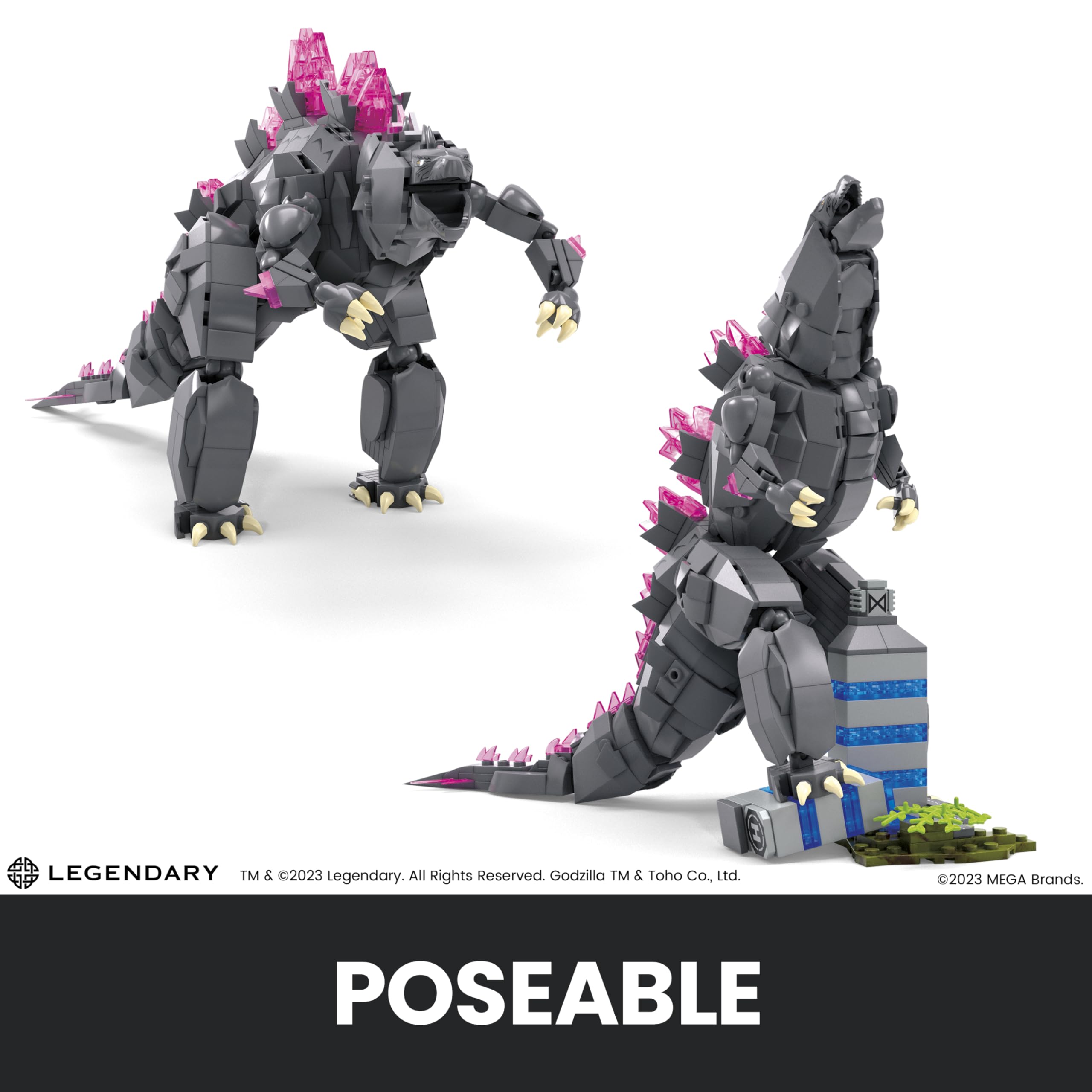 MEGA Godzilla x Kong 543 bricks compatible with MEGA and other brands