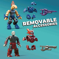 Mega Halo micro action figures with articulation for storytelling