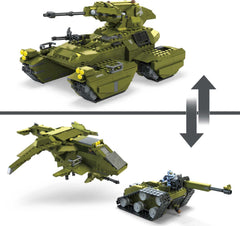 Mega Brands MEGA Halo Scorpion two-in-one space aircraft and tank design