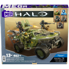 Warthog and figures setup ready for imaginative Halo play.