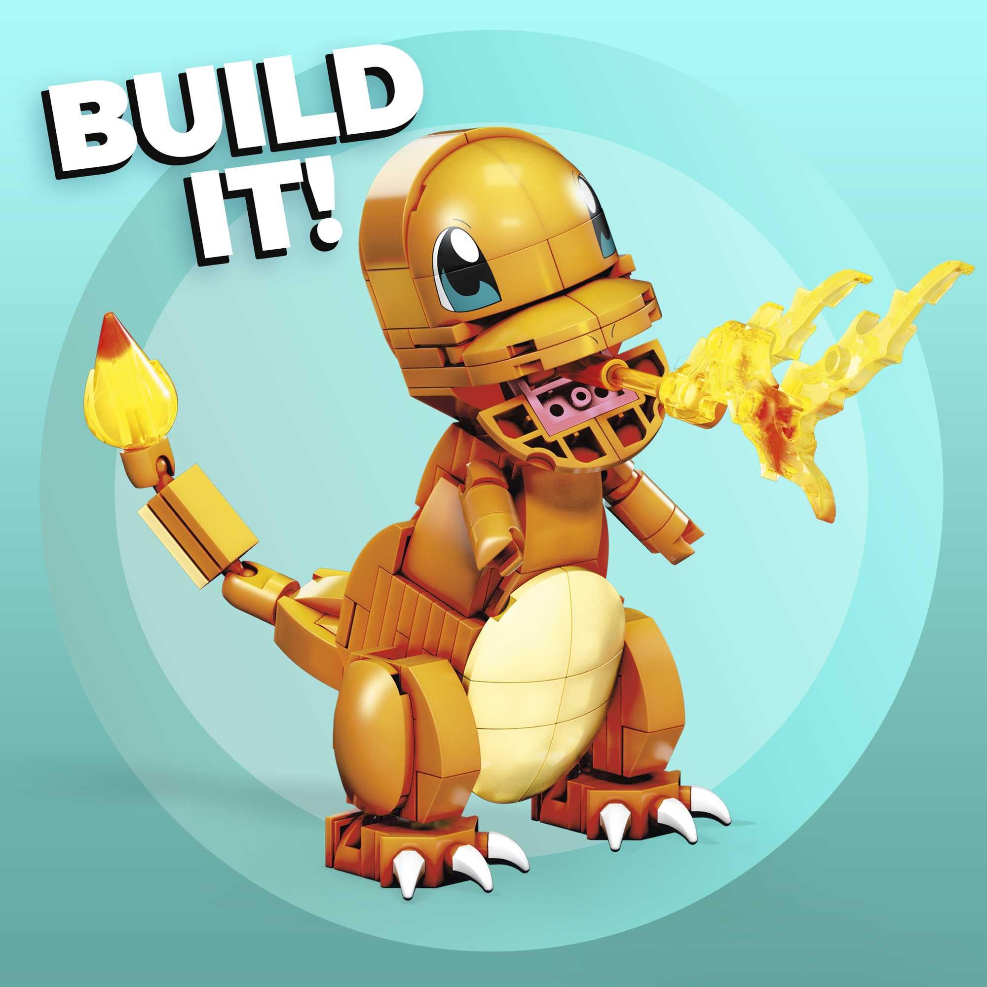 Mega Brands Charmander fire-detail for dramatic battles