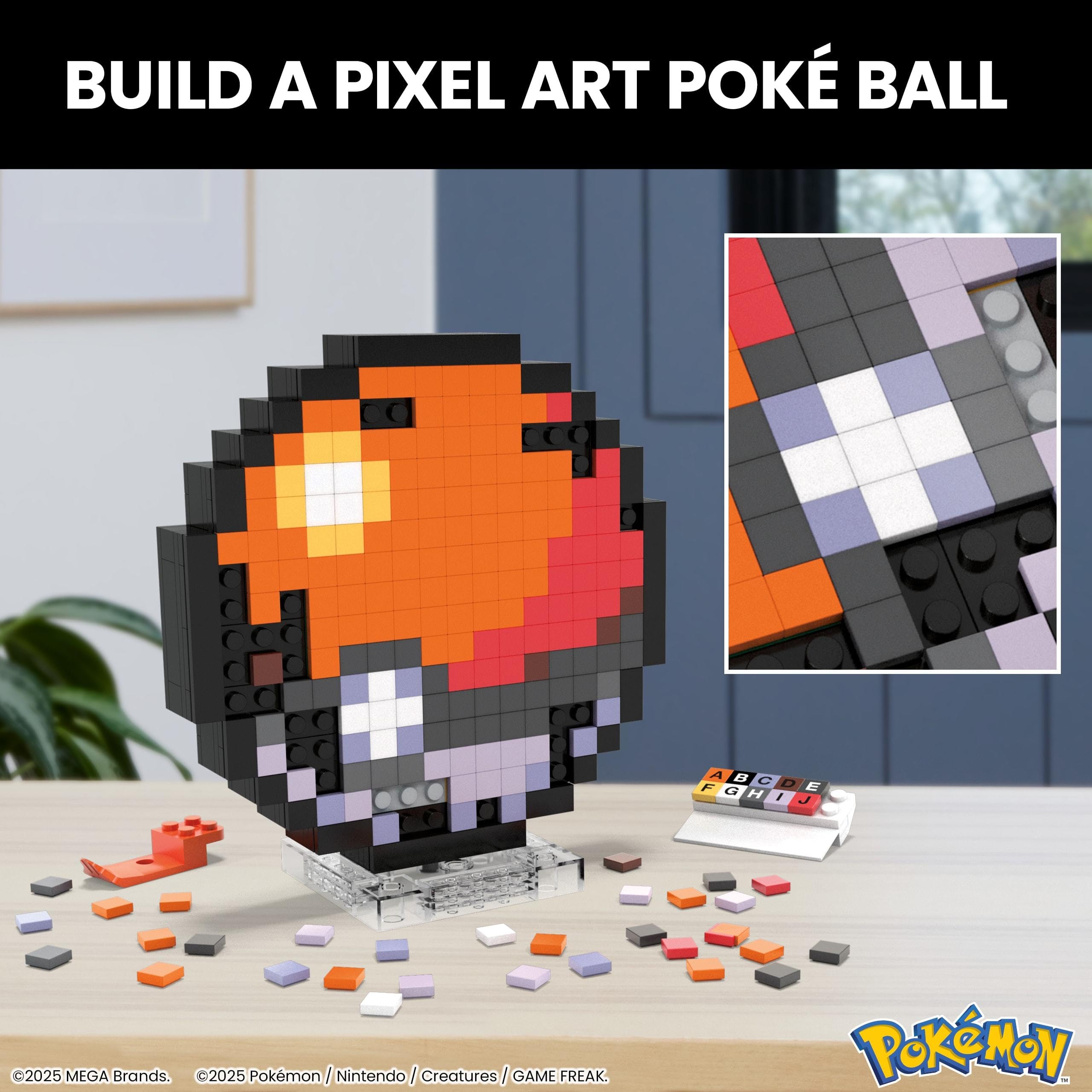 Mega Brands MEGA Pokémon pixel-art details highlight retro charm for collectors.