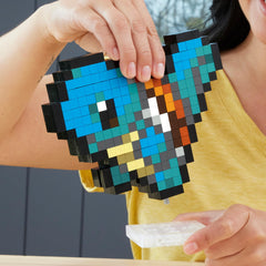 Mega Brands Squirtle pixel figure ideal for adult builders and collectors