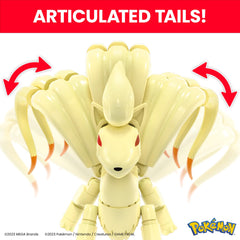 Vulpix figure close-up highlighting articulation for poseable play