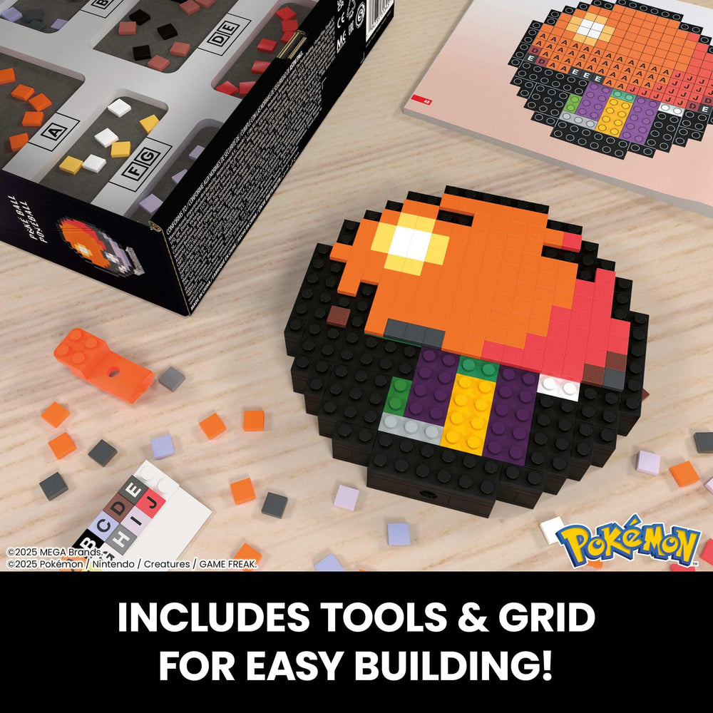 Mega Brands MEGA Pokémon wall-mount notch enables sleek wall display.