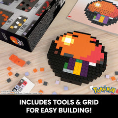 Mega Brands MEGA Pokémon wall-mount notch enables sleek wall display.