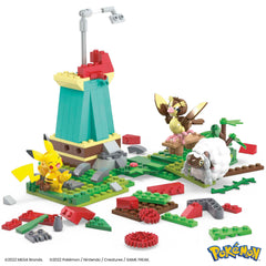 Windmill building with motion brick showing rotational motion