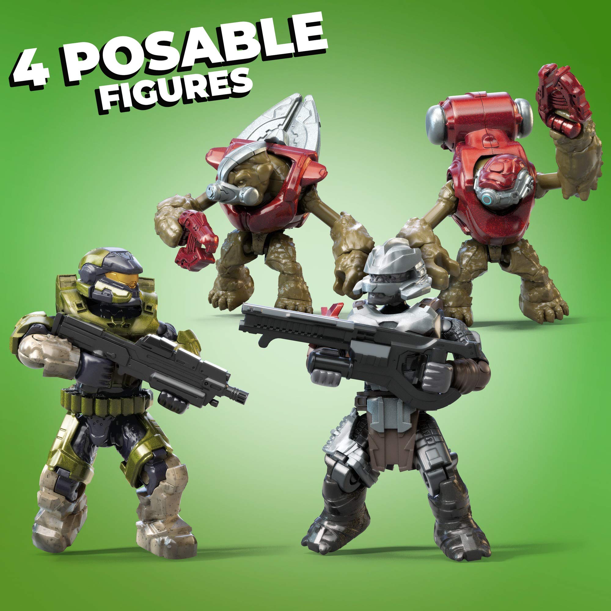 Mega Brands micro action figures offer authentic detail and poseable display