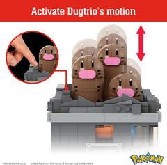 Mega Brands Mini Motion Dugtrio on a desk display inspires daily use