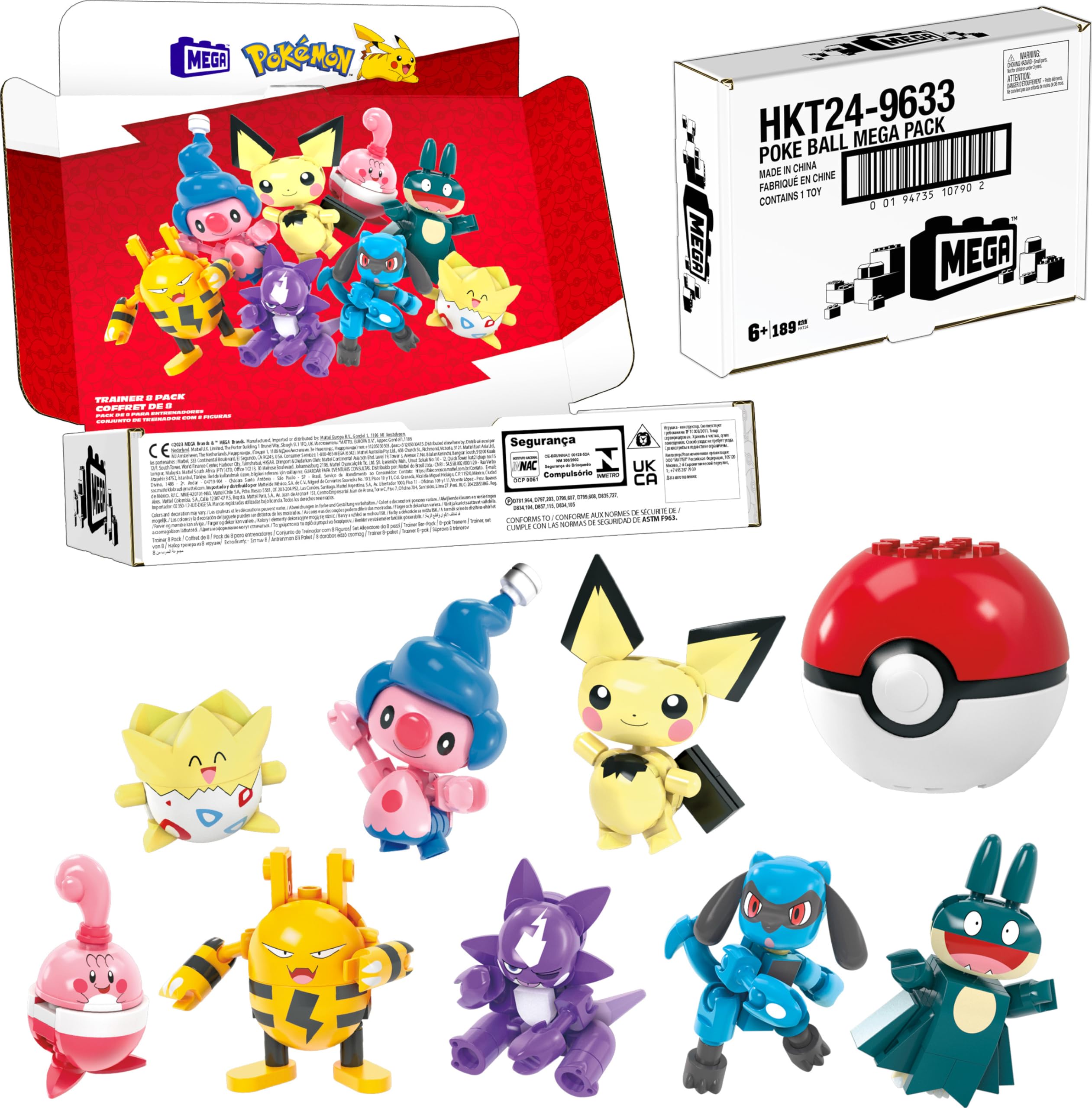 Mega Brands officially licensed Pokémon product by The Pokémon Company International.