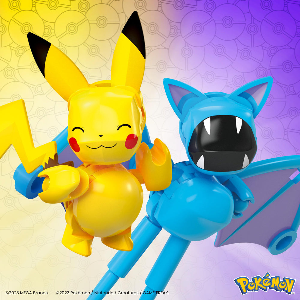 40-piece building set from Mega Brands for versatile Pokémon builds.