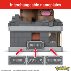 Mega Brands Pokémon collection desktop display enhances shelf presence