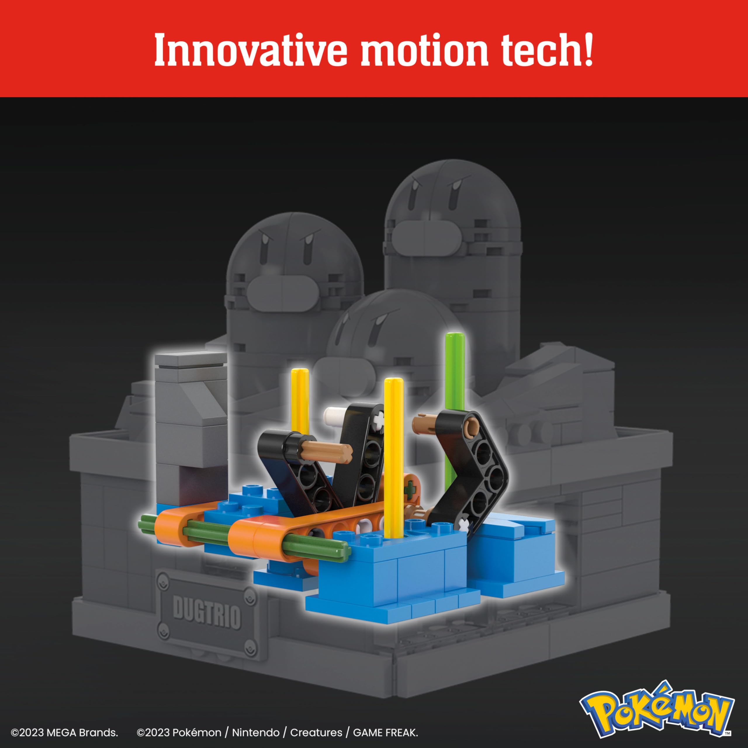 Mega Brands Pokémon-licensed Dugtrio set adds official collector appeal