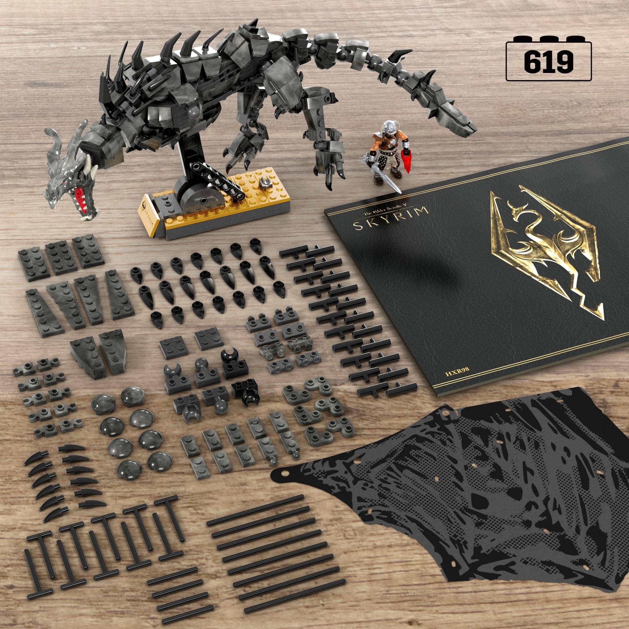 Alduin wingspan display highlighting epic scale for Skyrim collectors.