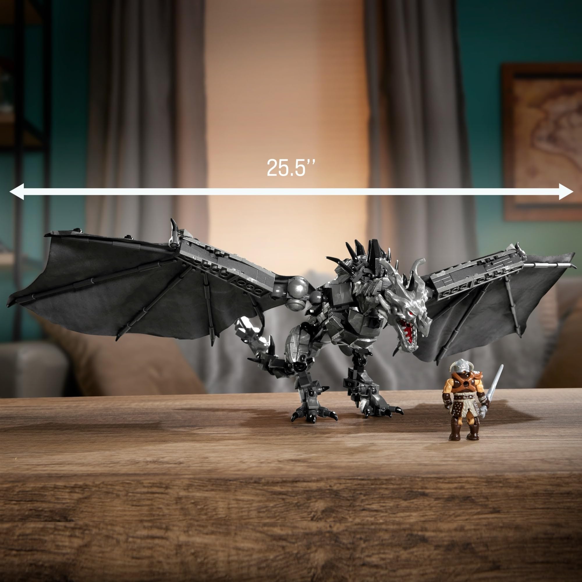 Dragonborn Dovah-Kiin figure included for dynamic battle setups.