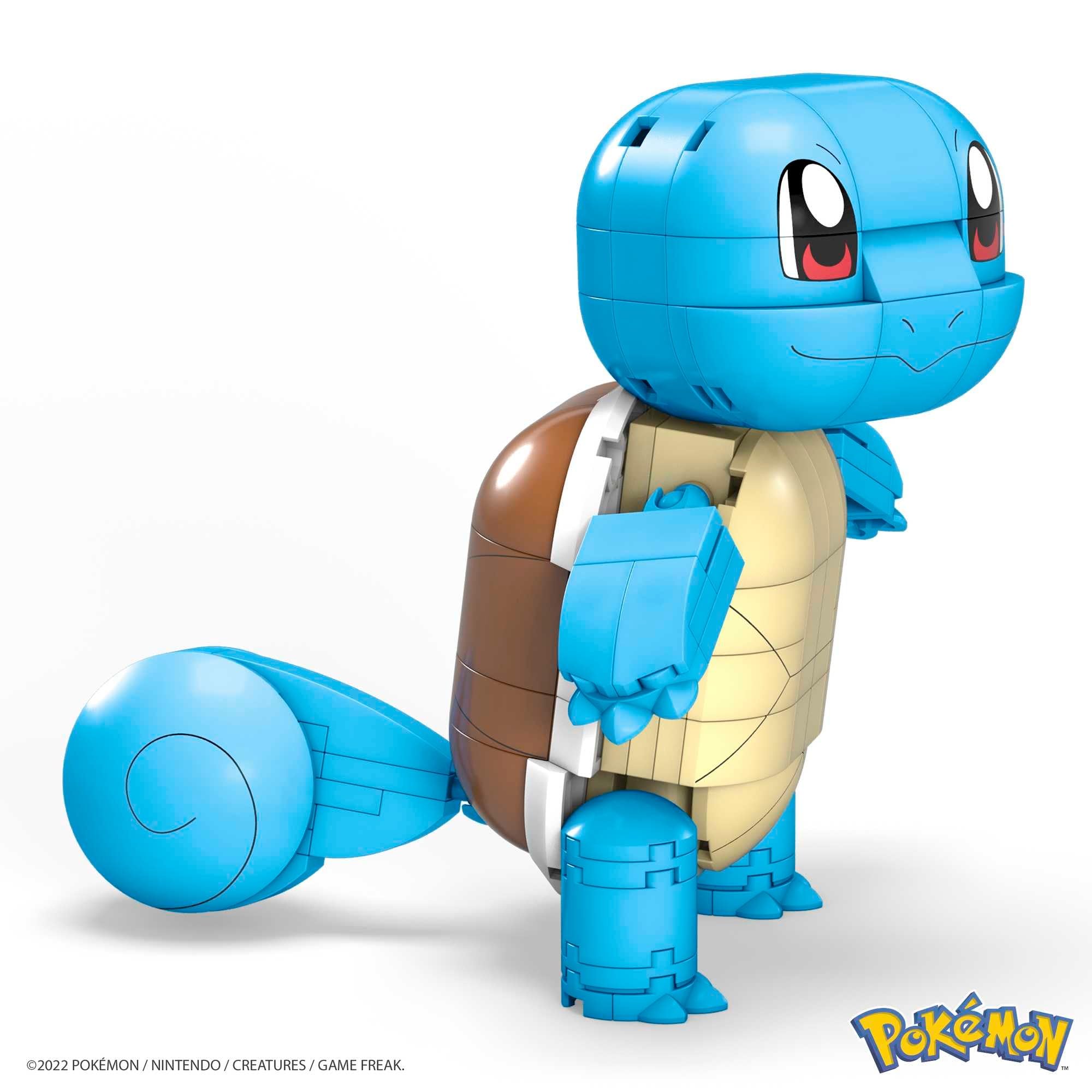 Mega Brands Squirtle-compatible bricks work with other popular building sets.