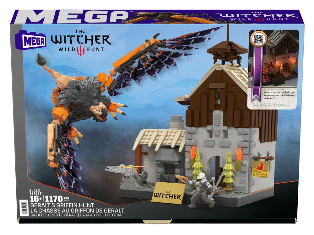 Mega Brands Witcher 431 bricks set compatible with other builds.