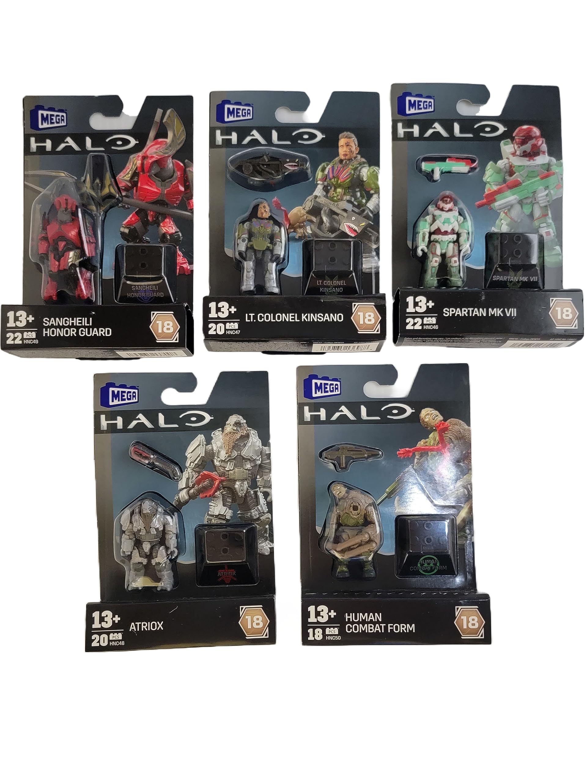 Mega Construx Halo Heroes Series 18 detailed armor and articulation for versatile posing.