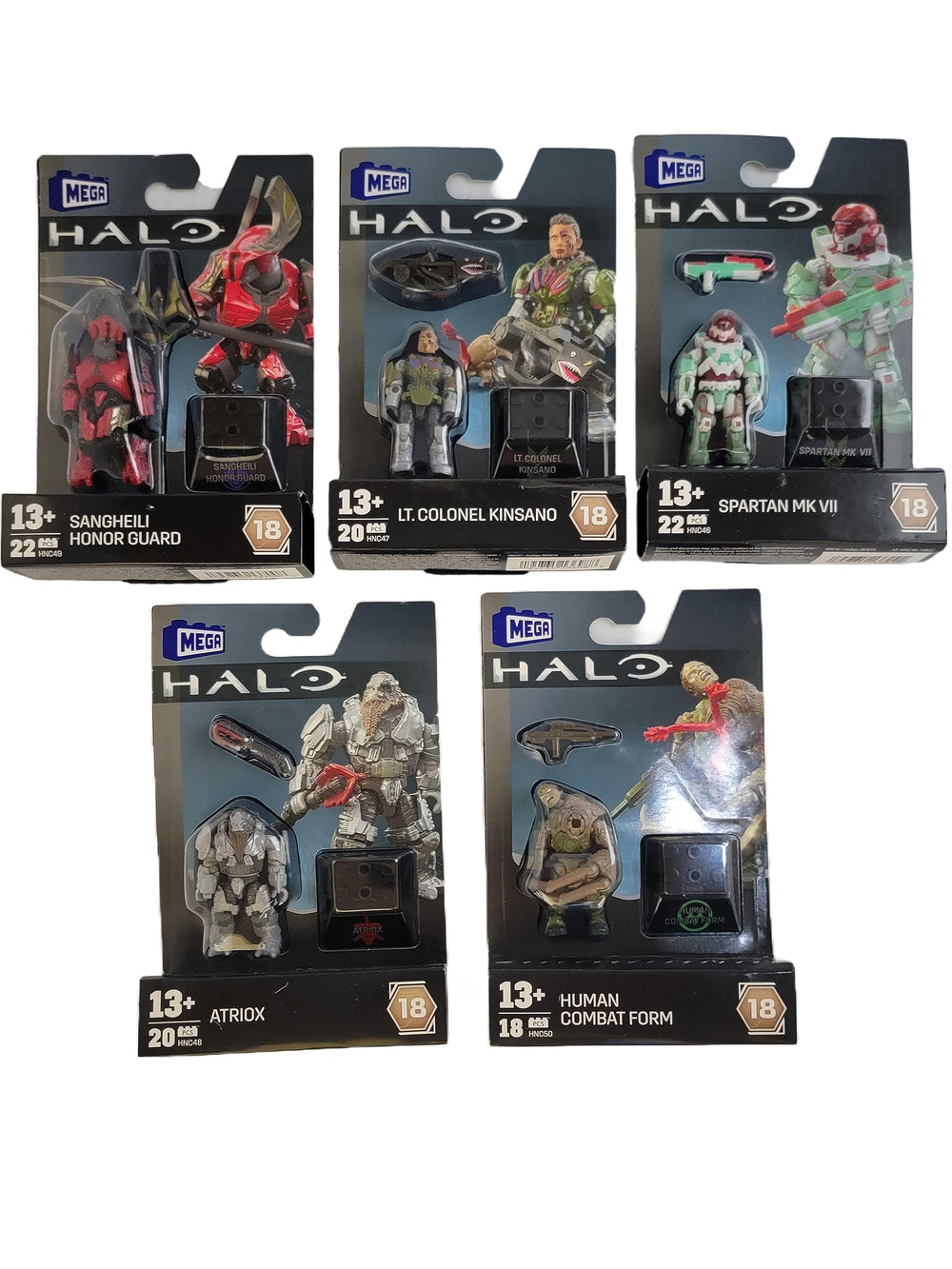 Mega Construx Halo Heroes Series 18 detailed armor and articulation for versatile posing.