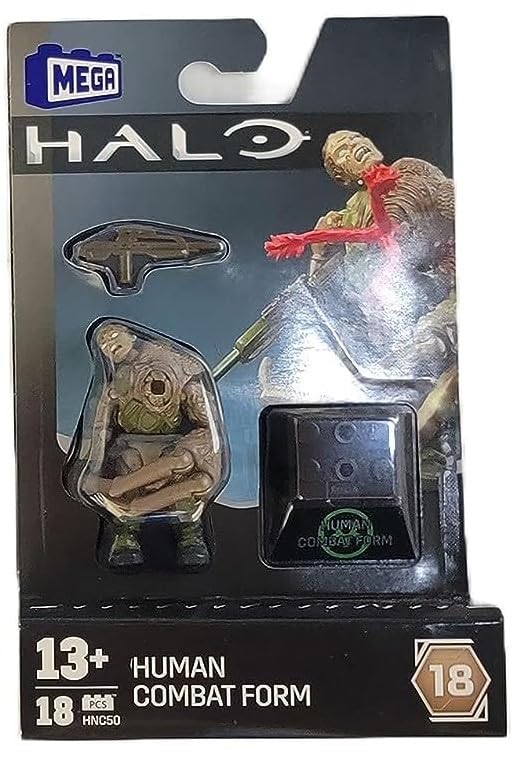 Mega Construx Halo Heroes Series 18 Spartan MK VII figure ideal for action scenes and dioramas.