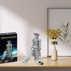 Mega Maid Spaceballs ABS parts close-up, vibrant colors and precision for satisfying builds.