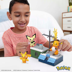 Mega Pokémon 159 bricks build-set highlights versatile pieces for creative building sessions.