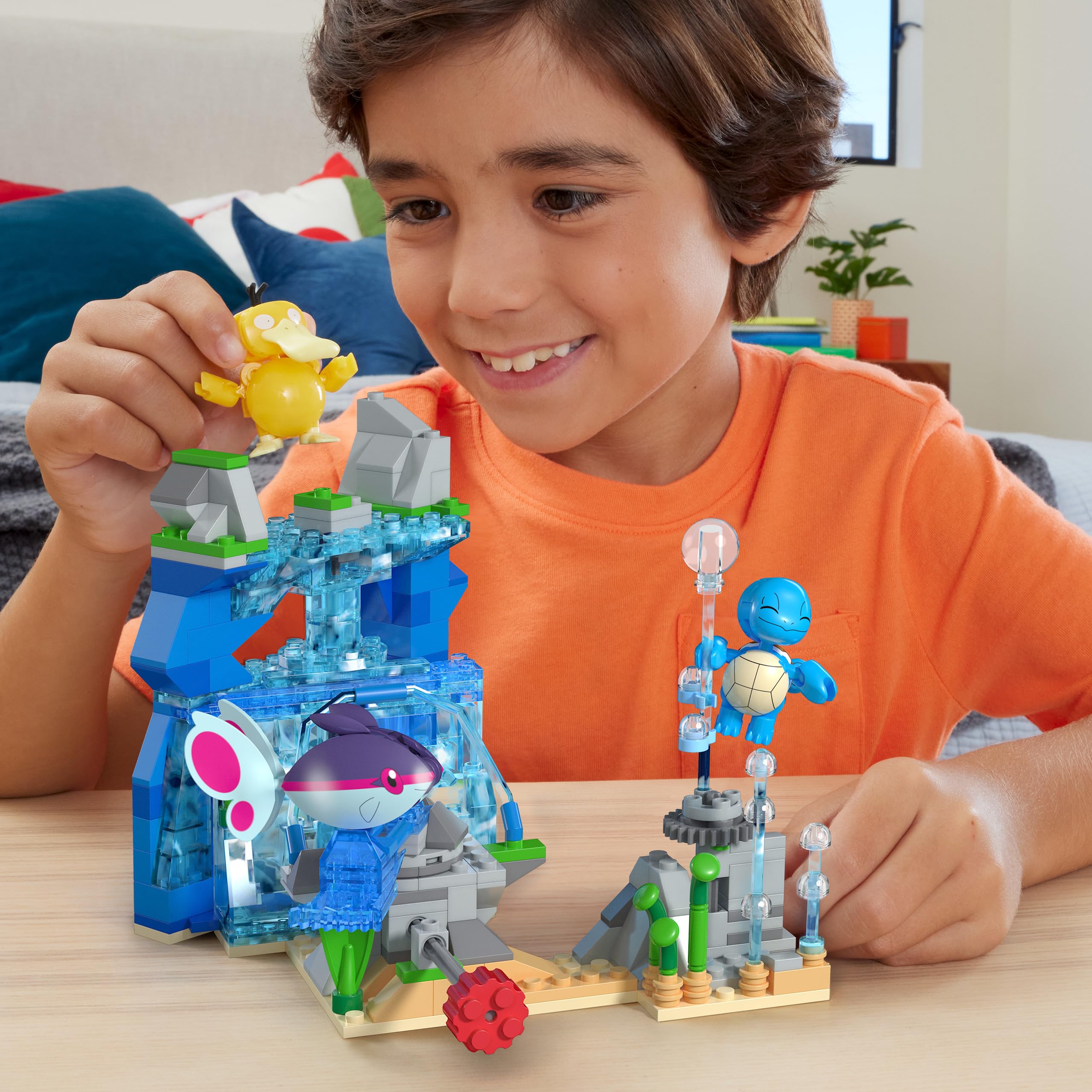 MEGA Pokémon Aquatic Adventure motion brick in action for dynamic scenes