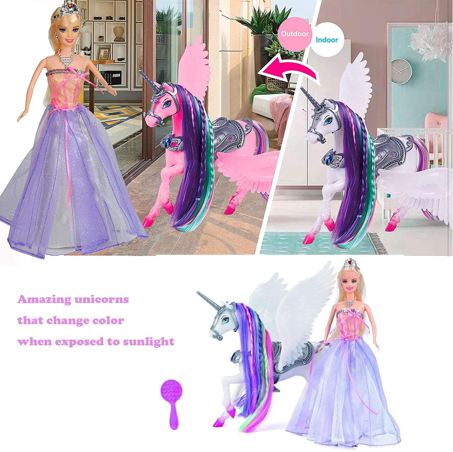 MEGAFUN 12-inch unicorn size provides a substantial, tactile play experience.
