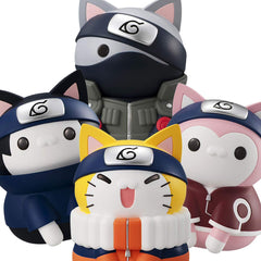 Megahouse Sasuke Uchiha Nyanto figure packaging with collectible appeal