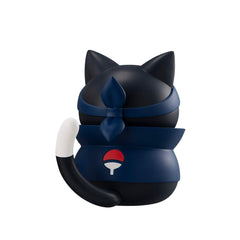 Megahouse Sasuke Uchiha Nyanto figure side view dynamic display on shelves