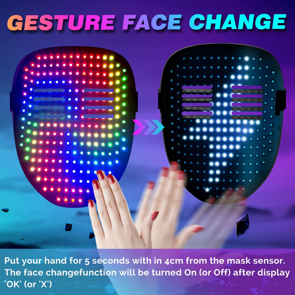 MEGOO LED mask soft sponge padding for comfortable wear.