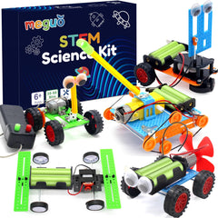 MEGUO Gear Car with moving gears demonstrating hands-on learning and motion.