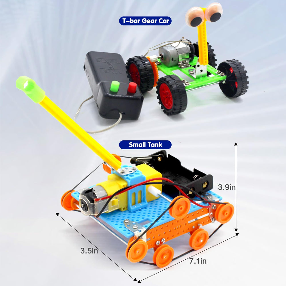 MEGUO Mini Tank built to handle rough terrain and stability.