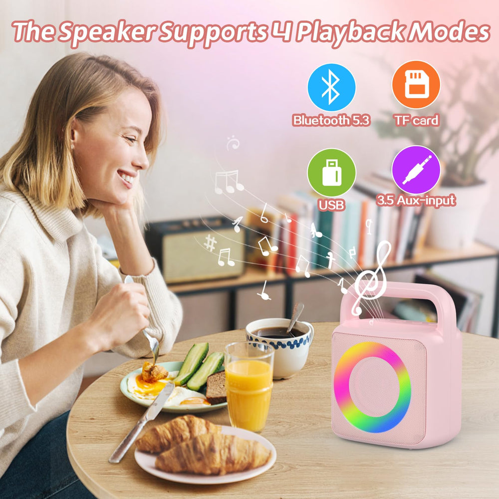 MEGUO M56PRO Bluetooth speaker mode lets you play music anywhere.