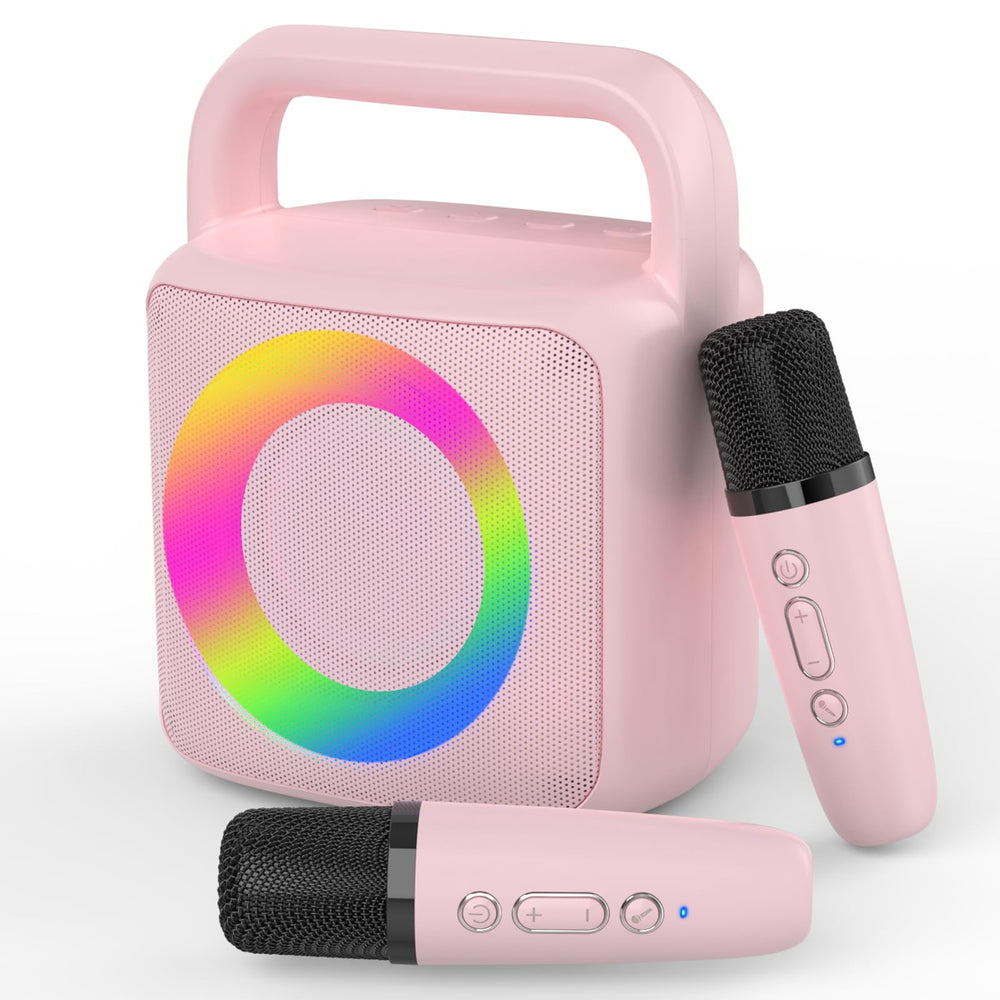 MEGUO M56PRO karaoke machine bundle ideal for family and friends to sing together.