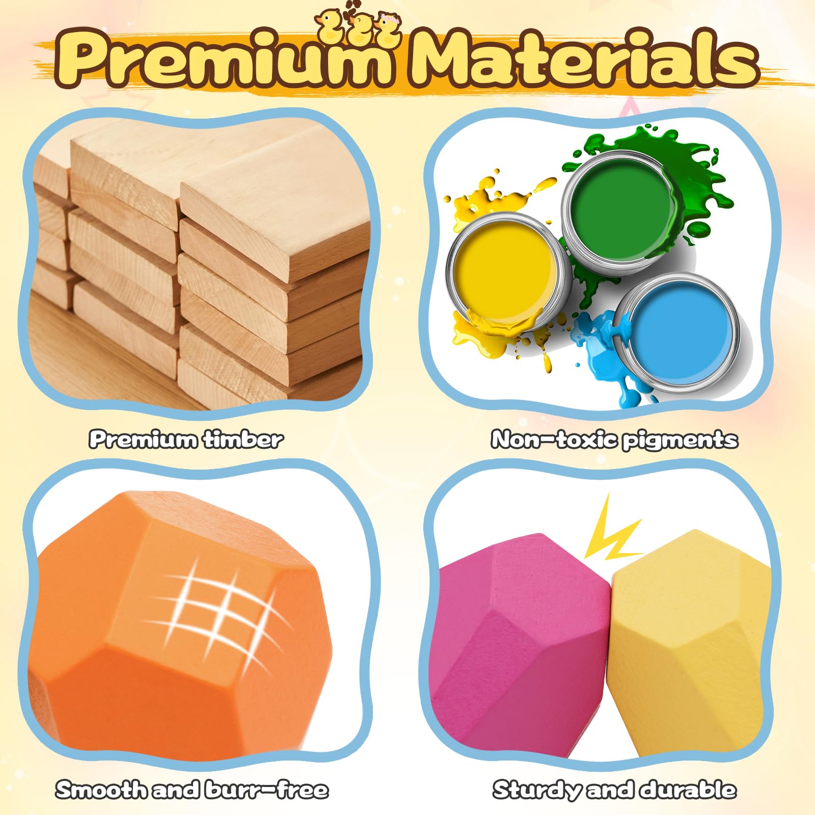MEGRANATE Montessori-inspired educational toy encourages concentration and imaginative play.