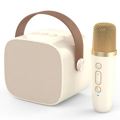 MEGUO mini karaoke machine in a compact design ideal for kids' playtime.