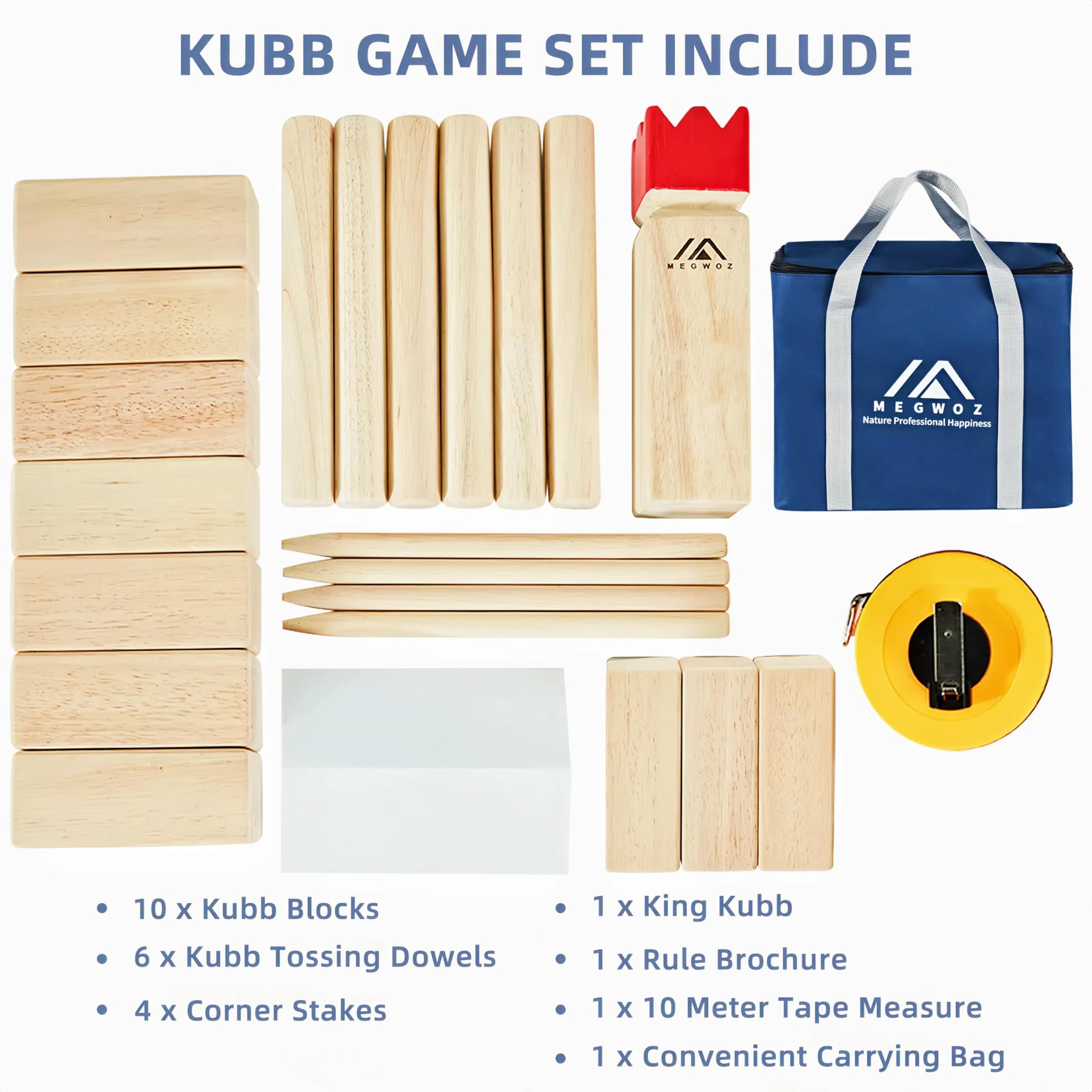 Megwoz setup works on beach or lawn for versatile outdoor play.